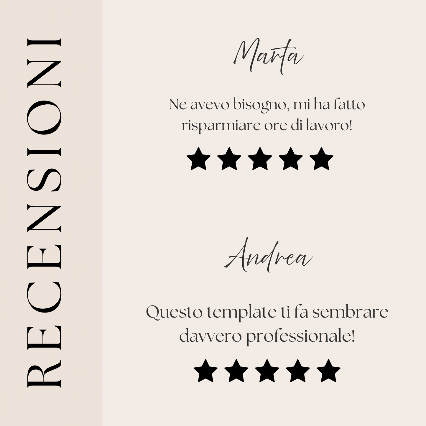 Portfolio Template per Social Media Manager