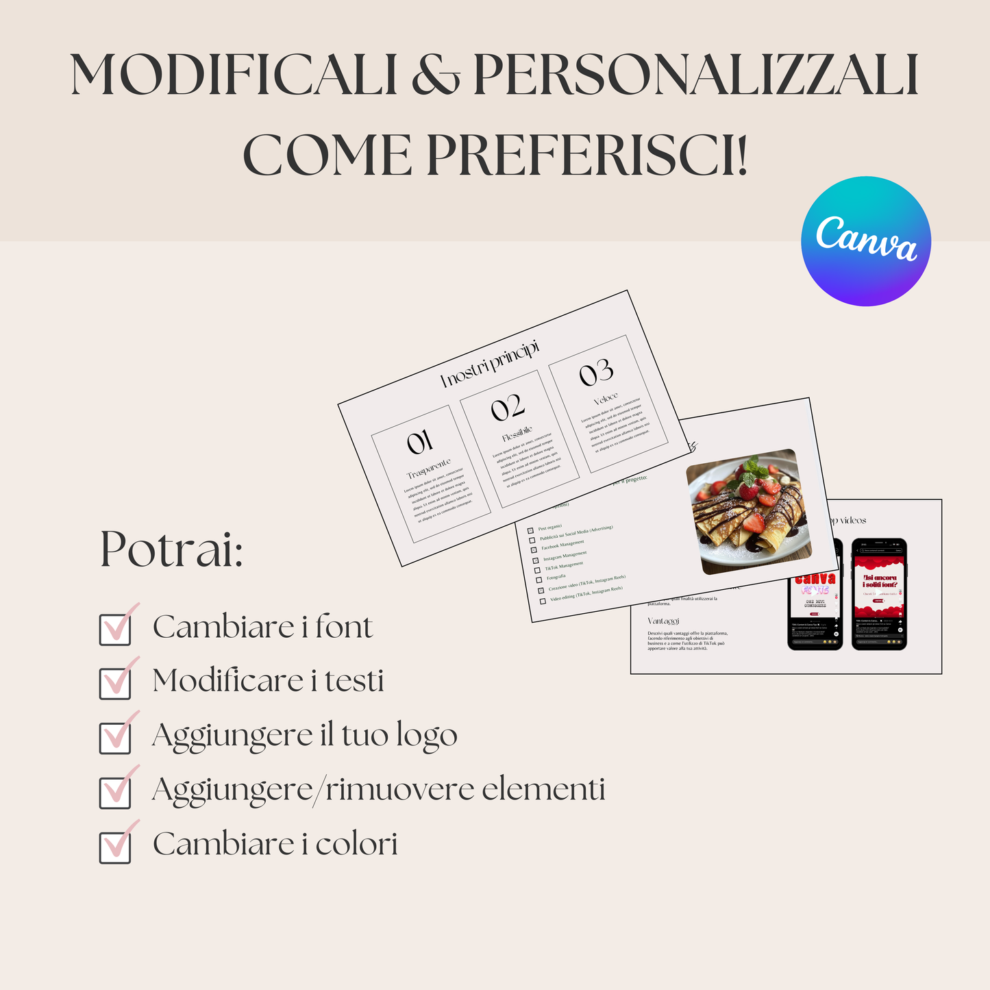 Starter Pack 6 in 1 per Social Media Manager