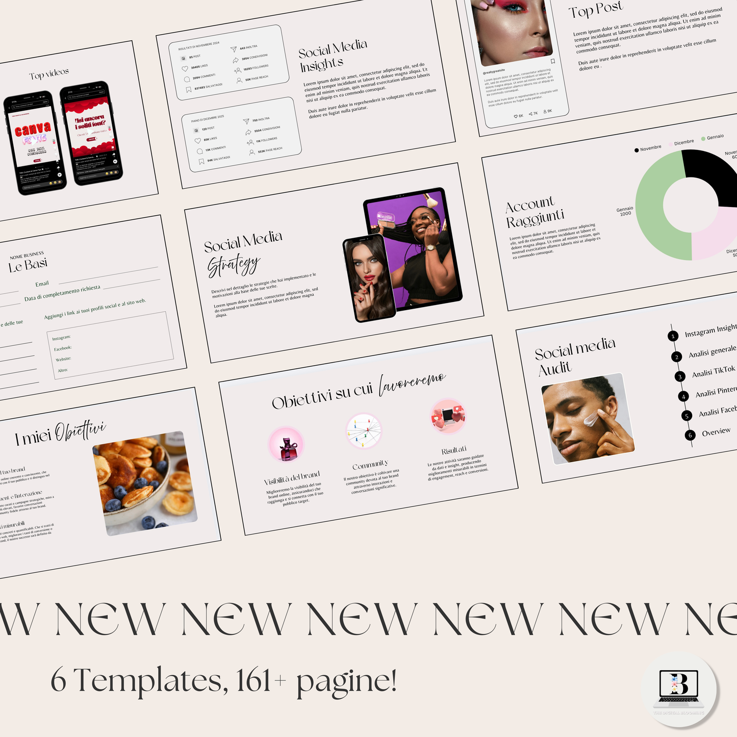 Starter Pack 6 in 1 per Social Media Manager