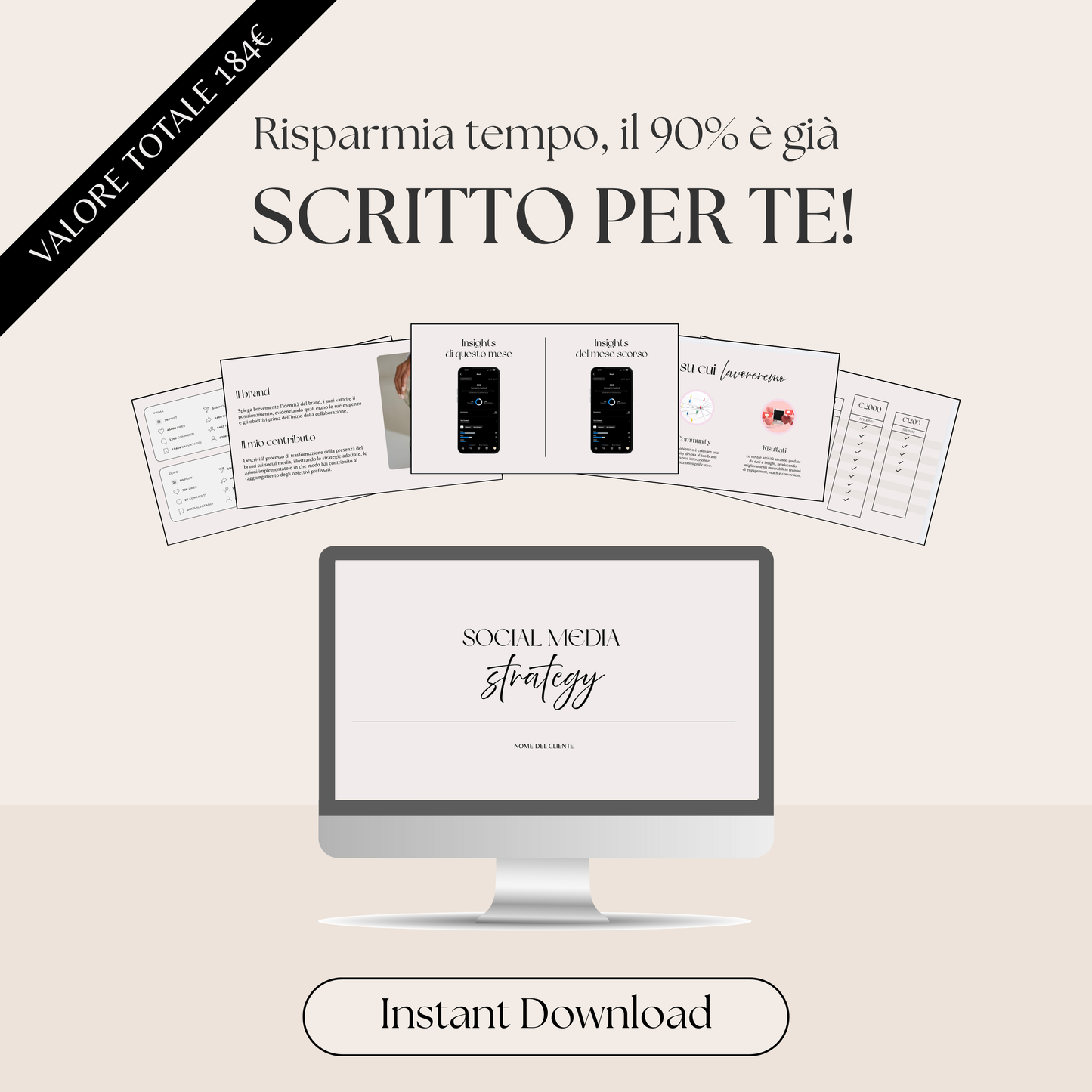 Starter Pack 6 in 1 per Social Media Manager